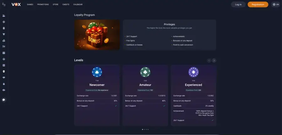 Vox Casino Promotionen mit Cashback und VIP-Vorteilen Vox Casino Promotionen mit Cashback und VIP-Vorteilen